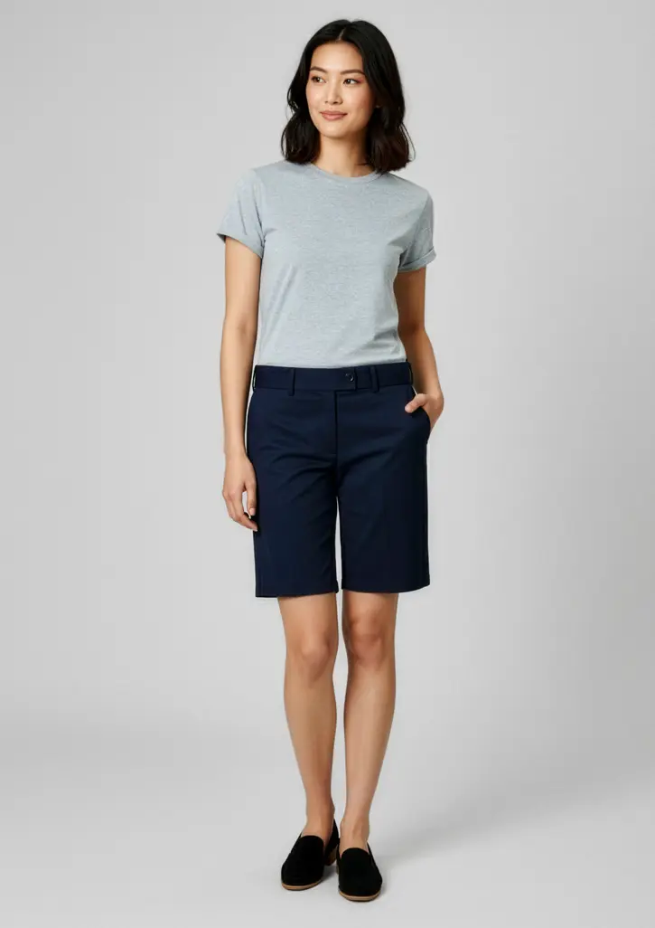 Biz Collection Detroit Womens Short in Navy