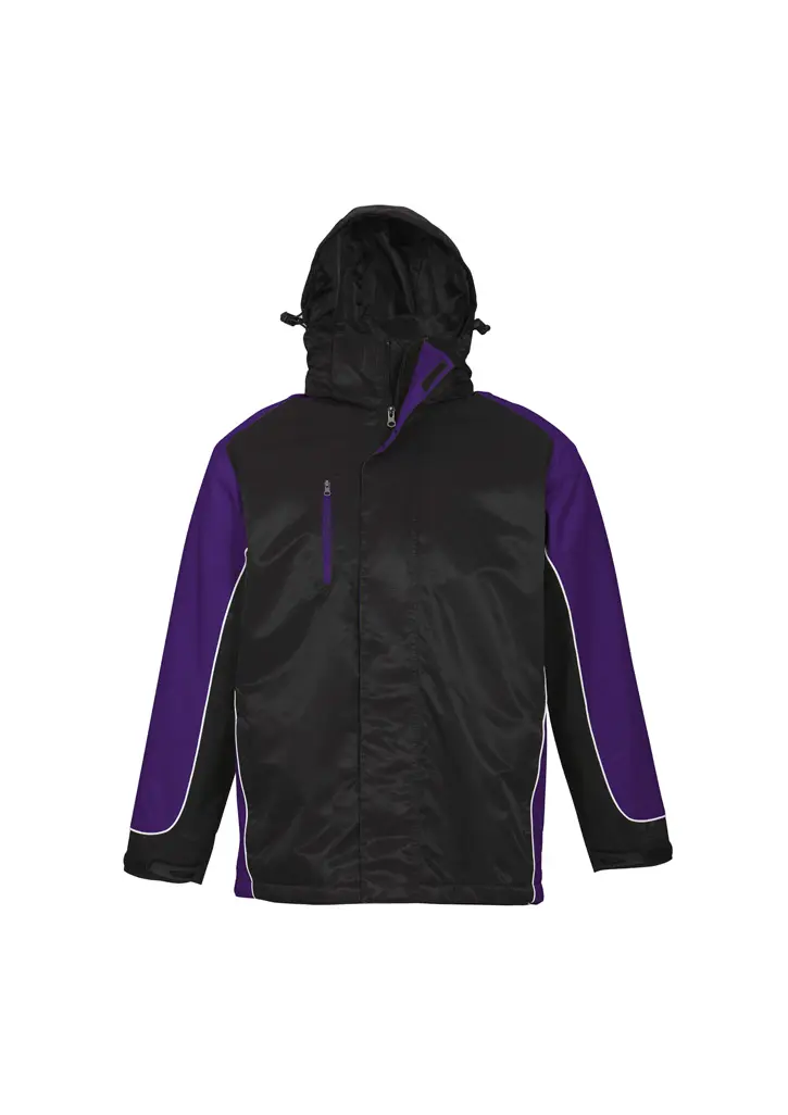 Biz Collection Nitro Unisex Jacket in Black/Purple/White
