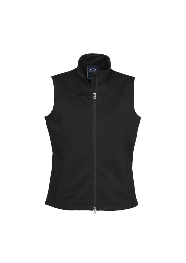 Biz Collection Softshell Womens Vest in Black