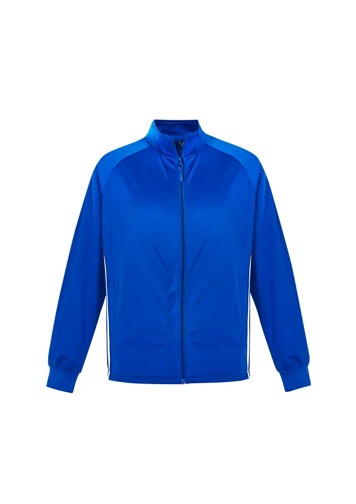 Biz Collection Youth Ace Warm Up Jacket in Royal/White