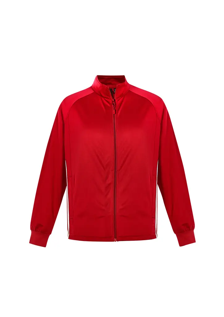 Biz Collection Mens Ace Warm Up Jacket in Red/White
