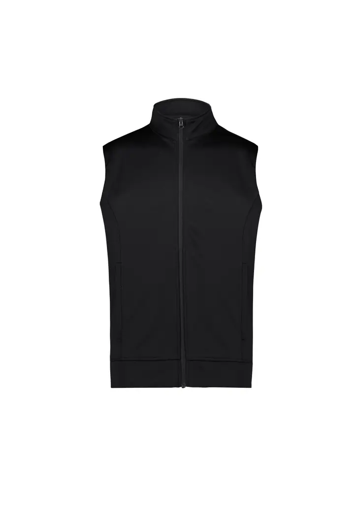 Biz Collection Mens Hype Vest in Black