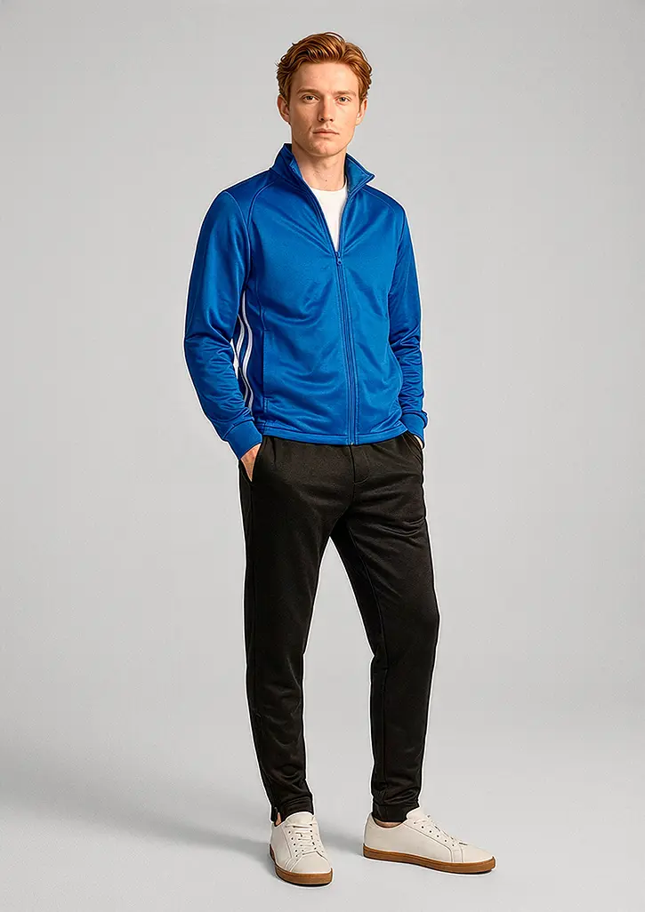 Biz Collection Mens Ace Warm Up Pant in Black