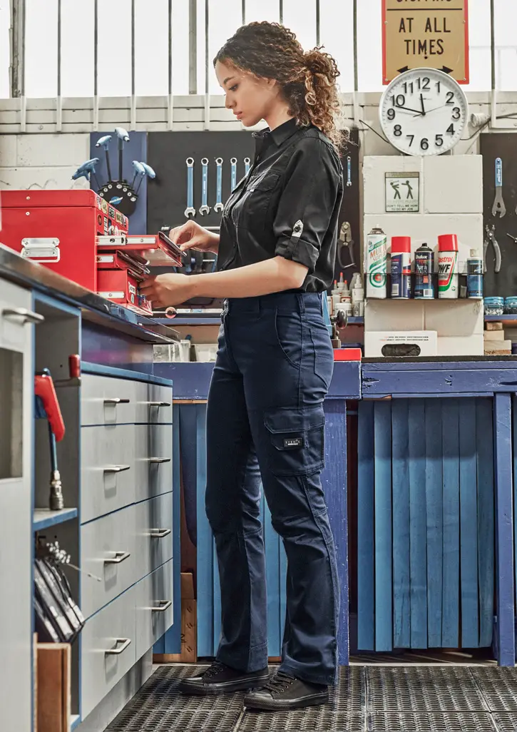 Syzmik Womens Rugged Cooling Cargo Pant in Navy