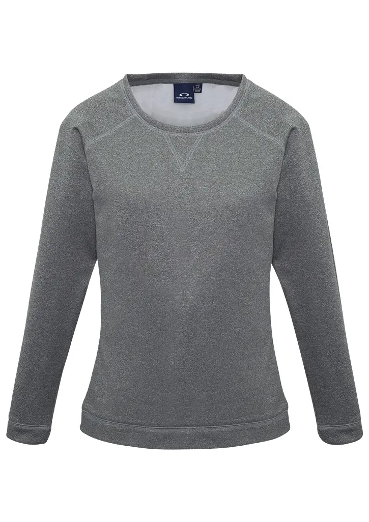 Biz Collection Ladies Hype Sweatshirt in Grey Marle