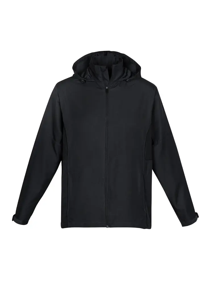 Biz Collection Adults Razor Solid Jacket in Black