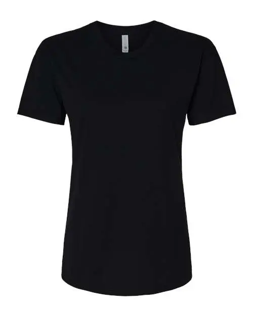 Next Level Women's CVC Relaxed T-Shirt in Black