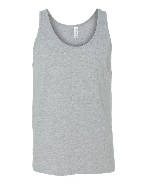 Bella + Canvas Unisex Heather CVC Tank in Athletic Heather