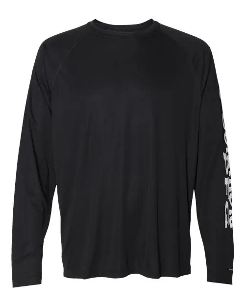 Columbia Men's PFG Terminal Tackle Long Sleeve T-Shirt in Black/ Cool Grey