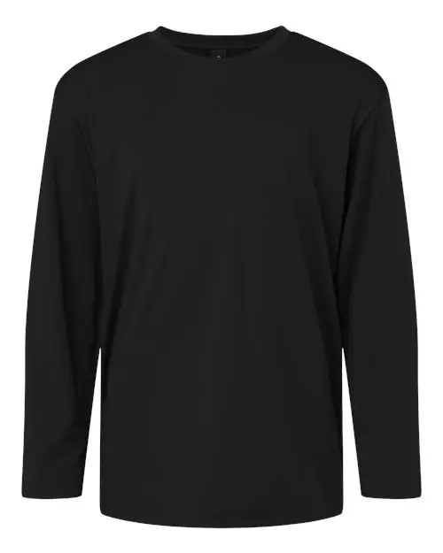 AllPro Youth Pro-Lock Performance Long Sleeve T-Shirt in Black