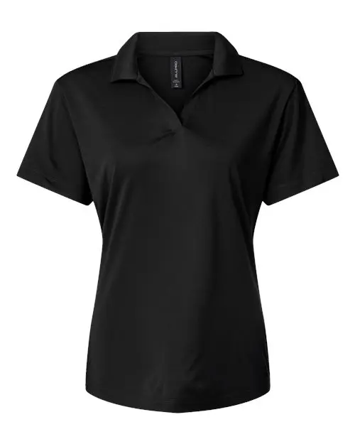 AllPro Women's Pro-Lock Performance Polo in Black