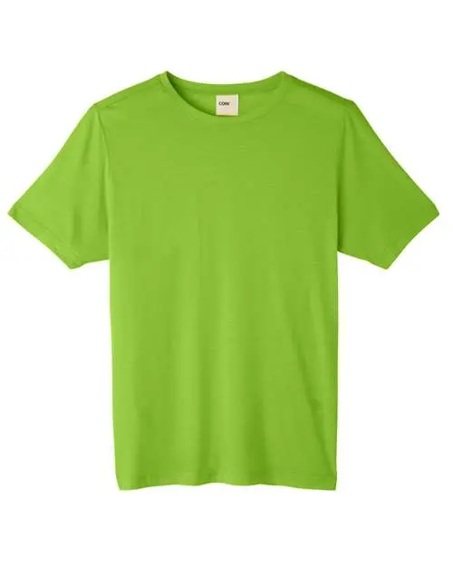 Core365 Unisex Fusion ChromaSoft Performance T-Shirt in Acid Green