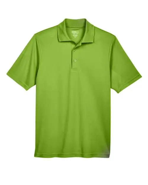 Core365 Men's Origin Performance Piqué Polo in Acid Green