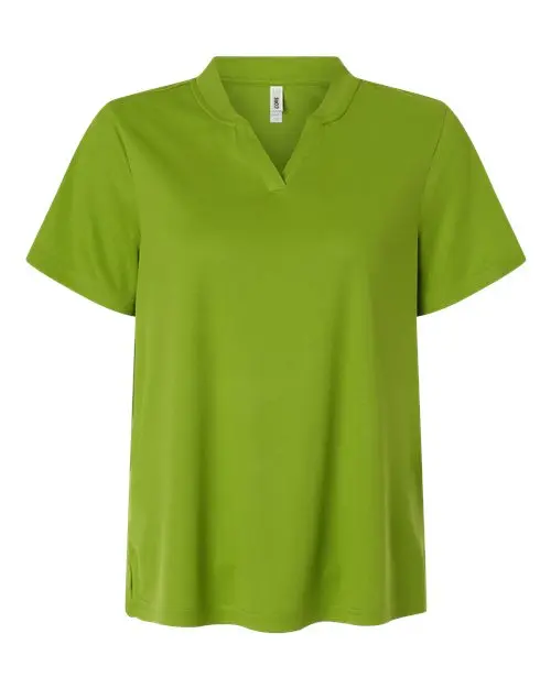 Core365 Women's Nova Performance Pique Polo in Acid Green