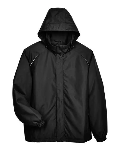 Core365 Men's Brisk Insulated Jacket in Black