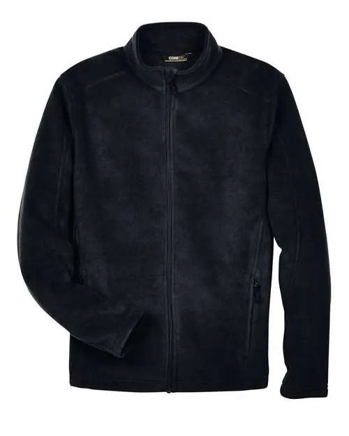 Core365 Men's Journey Fleece Jacket in Black