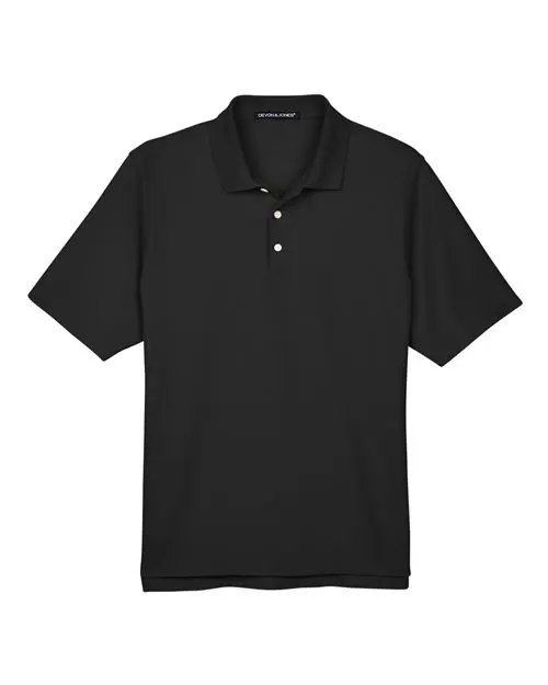 Devon & Jones Men's DRYTEC20 Performance Polo in Black