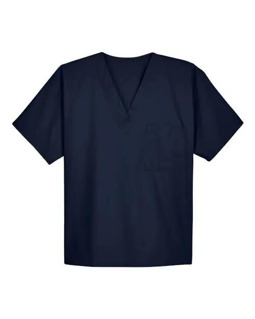Harriton Unisex Restore Scrub Top in Dark Navy