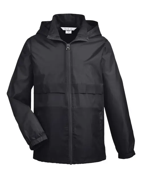 Team 365 Youth Zone Protect Lightweight Jacket in Black