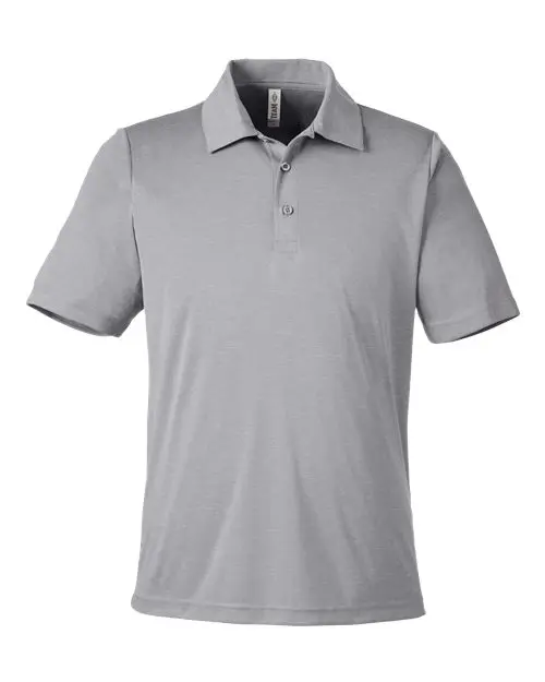 Team 365 Men's Zone Sonic Heather Performance Polo in Athletic Heather