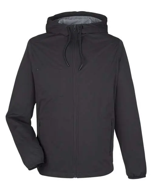 North End Men's Network Lightweight Jacket in Black Heather