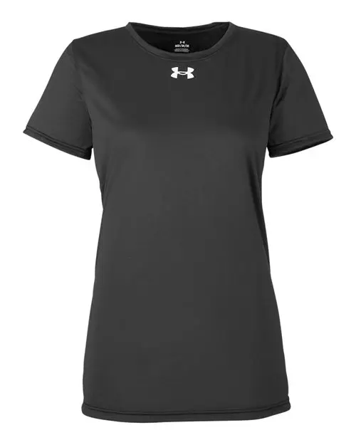 Under Armour Women's Team Tech T-Shirt in Black/ White