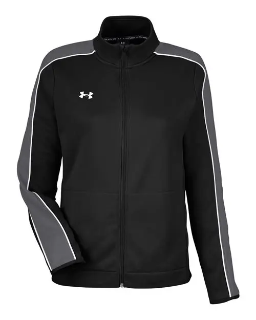 Under Armour Women's Command Full-Zip 2.0 Jacket in Black/ White
