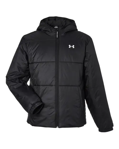 Under Armour Men's LW Insulated Jacket in Black/ White