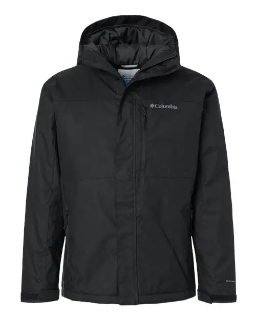 Columbia Men's Tipton Peak III Insulated Hooded Jacket in Black