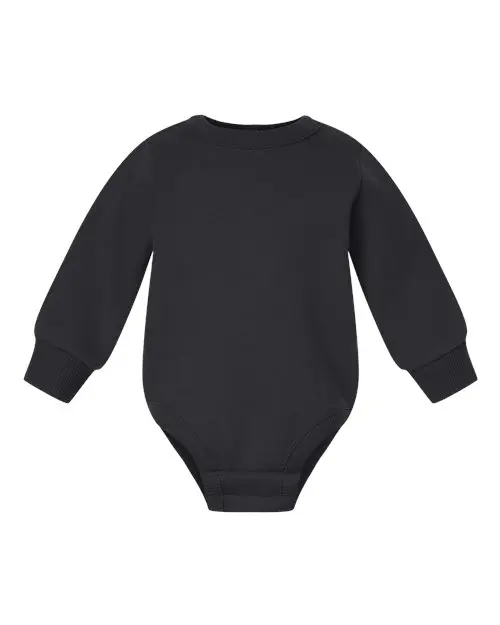 Rabbit Skins Infant Fleece Bodysuit in Black