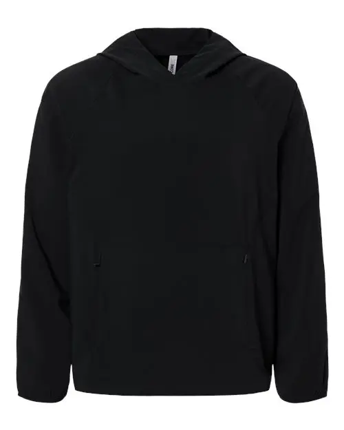 Core365 Men's UltraUVP Shoreline Long Sleeve Hooded Pullover in Black
