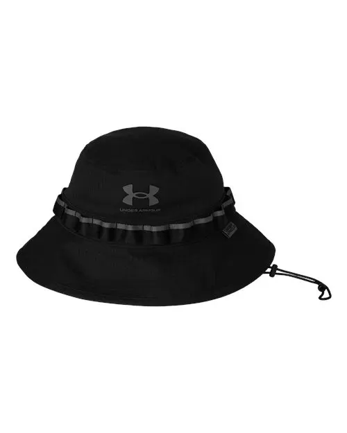 Under Armour AV Bucket Hat in Black/ Castlerock