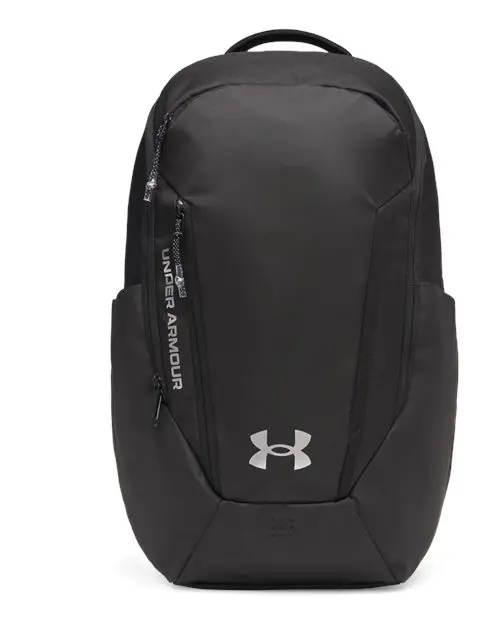 Under Armour 32L No Weigh Team Backpack in Black/ Metallic Silver