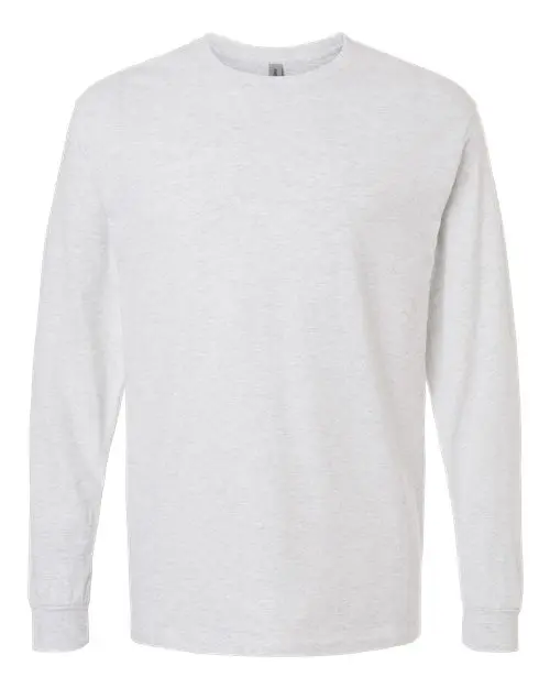 Gildan Unisex Heavy Cotton Long Sleeve T-Shirt in Ash