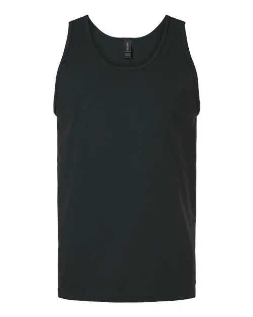 Gildan Unisex Ultra Cotton Tank Top in Black