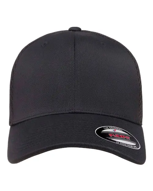 Flexfit Ultrafiber Mesh Cap in Black