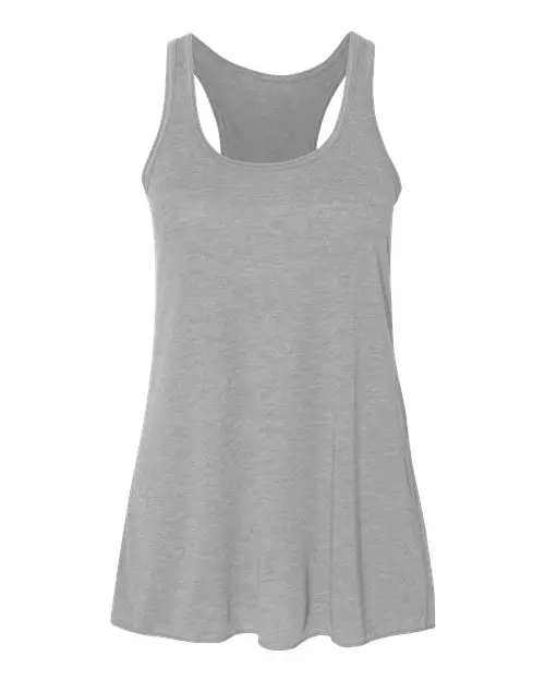 Bella + Canvas Women's Flowy Racerback Tank in Black