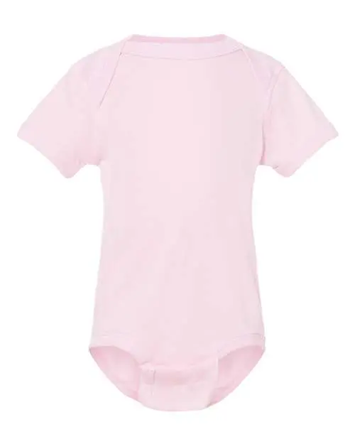 Rabbit Skins Infant Baby Rib Bodysuit in Ballerina