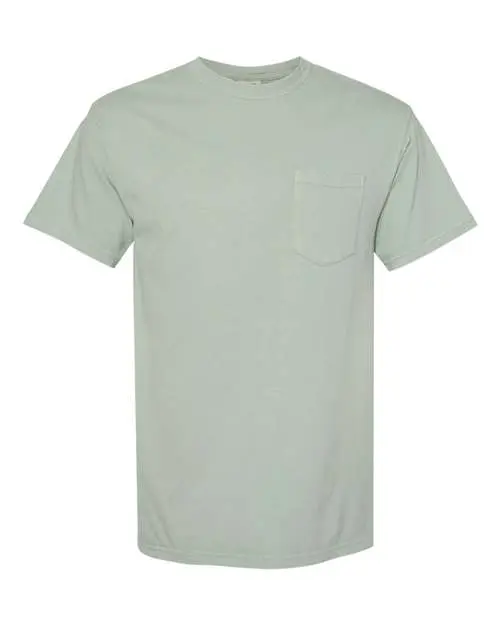 Comfort Colors Unisex Garment-Dyed Heavyweight Pocket T-Shirt in Bay