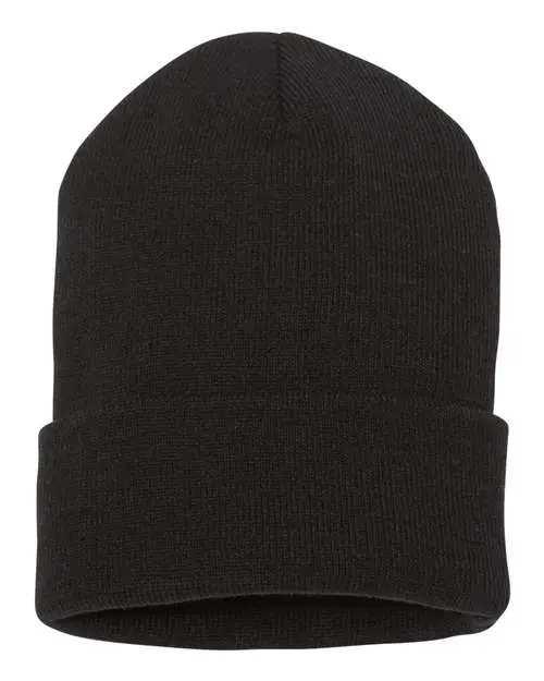 Yupoong (YP Classics) Cuffed Beanie in Black
