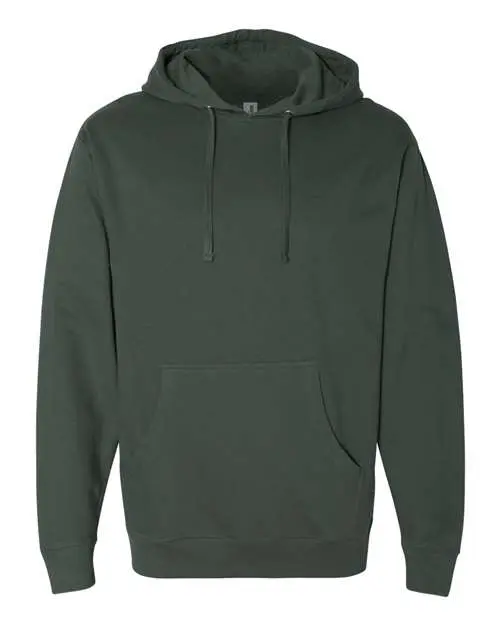 Independent Trading Co. Unisex Midweight Hooded Sweatshirt in Army