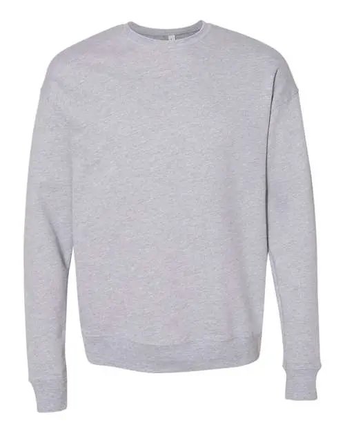Bella + Canvas Unisex Sponge Fleece Drop Shoulder Crewneck Sweatshirt in Athletic Heather