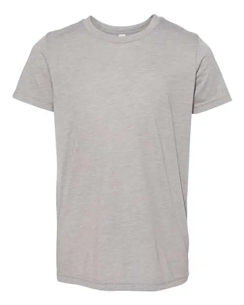 Bella + Canvas Youth Triblend Tee in Athletic Grey Triblend