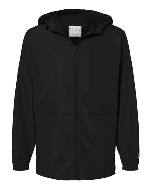 Champion Unisex Full-Zip Anorak Jacket in Black