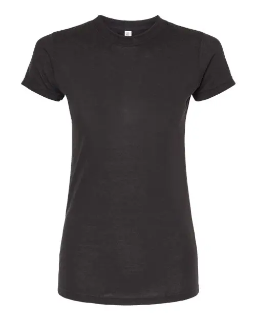 M&O Women's Deluxe Blend T-Shirt in Black