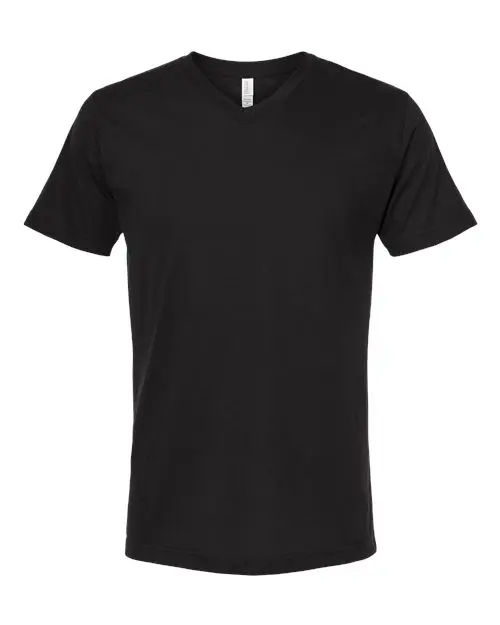 M&O Deluxe Blend V-Neck T-Shirt in Black
