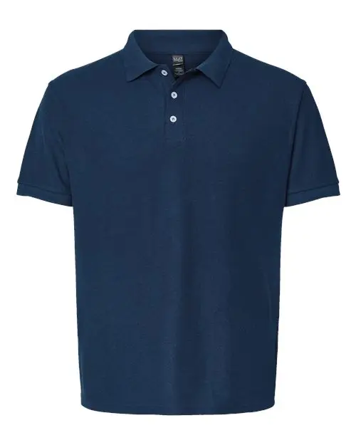 M&O Soft Touch Polo in Bright Navy