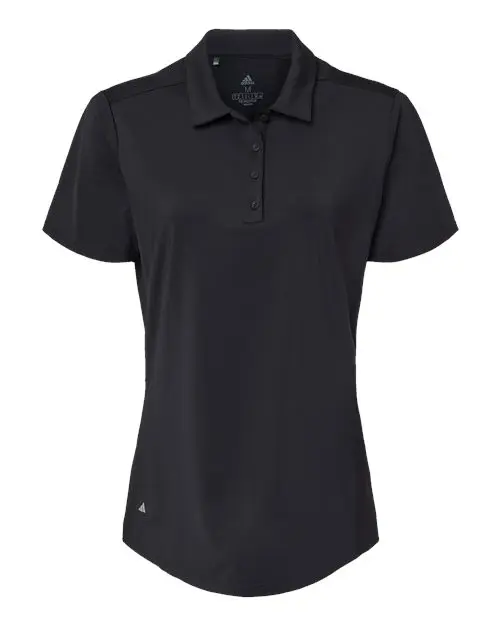 Adidas Women's Ultimate365 Solid Polo in Black