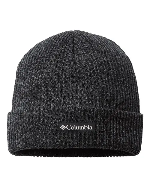 Columbia Whirlibird Cuffed Beanie in Black/ Graphite