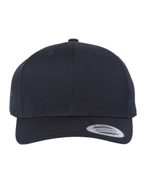 Yupoong (YP Classics) CVC Snapback Cap in Black